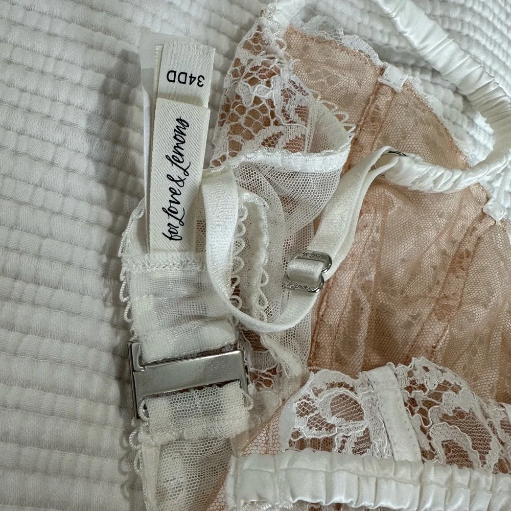 For Love & Lemons Butterfly Lace Bra - Picture 3 of 3